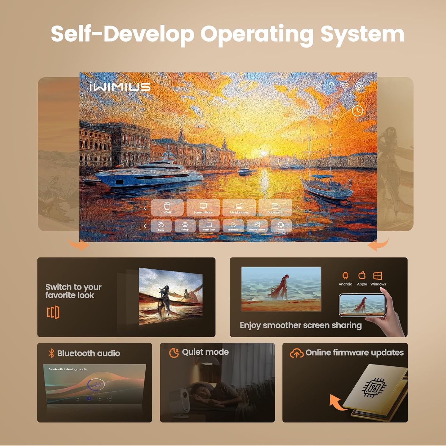 K11 iWIMIUS 1080P Moive Projector – My Store